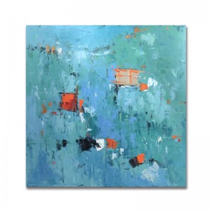 Hånd malet olie maleri firkantet lærred abstrakt tegning hjem dekorationer til stuen kunst andre malerier cuadro