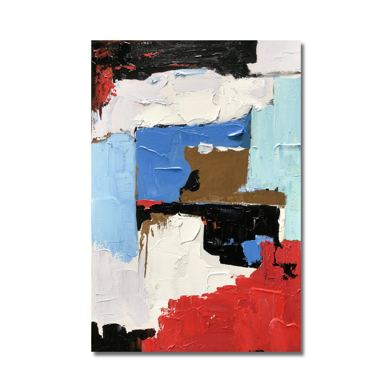 Nyt produkt Abstrakt kunst stof lærred ren håndmalet væg olie maleri til stuen dekoration